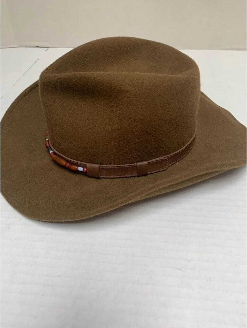 Vintage Woolrich Felt Wool Brown Hat Size Medium